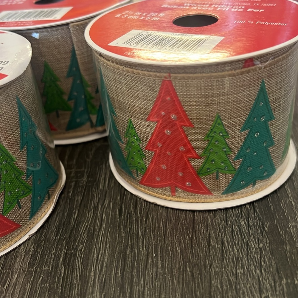 Festive Tree Ribbon Set - Picture 5 of 5